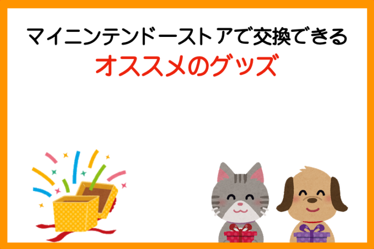21年上半期 マイニンテンドーのプラチナポイントを使って交換できるオススメグッズを紹介